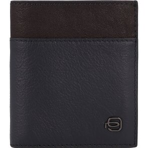 Piquadro Black Square Étui pour cartes de crédit Protection RFID Cuir 9 cm