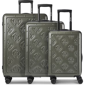 Roberto Cavalli Florence 4 roues Set de valises 3 pièces avec soufflet d'extension