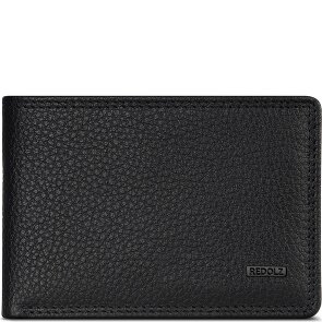 Redolz Leather Essentials QF petit porte-monnaie en cuir RFID 10,5 cm