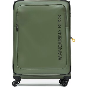 Mandarina Duck Eco Coated 4 roulettes Trolley XL 83 cm avec soufflet d'extension