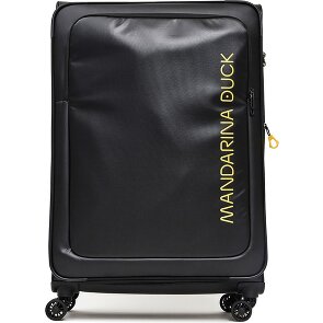 Mandarina Duck Eco Coated 4 roulettes Trolley XL 83 cm avec soufflet d'extension