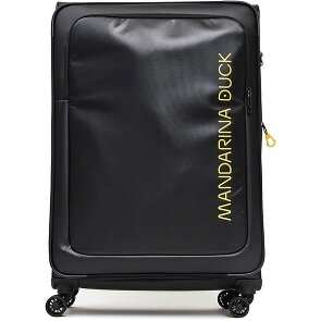Mandarina Duck Eco Coated 4 roulettes Trolley XL 83 cm avec soufflet d'extension