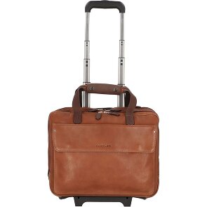 Harold's Ivy Lane 2 roues Valise business Cuir véritable 36 cm Compartiment ordinateur