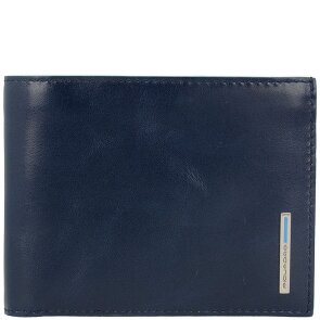 Piquadro Blue Square Porte-cartes de crédit en cuir 12,5 cm