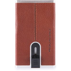 Piquadro Black Square Porte-cartes de crédit RFID en cuir 6 cm
