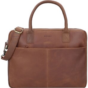 Burkely Vintage Attaché-case Cuir véritable 37 cm Compartiment ordinateur