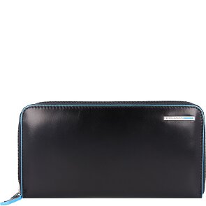 Piquadro Blue Square Porte-monnaie Cuir véritable 19 cm
