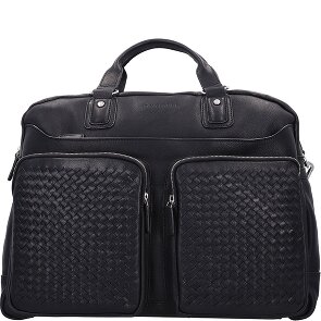 bugatti Porte-documents Woven en cuir 48 cm