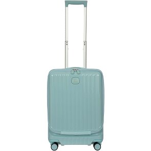 Bric's Positano 4 roulettes Trolley de cabine 55 cm avec soufflet d'extension
