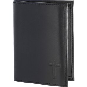 oxmox Leather Porte-monnaie Protection RFID Cuir véritable 13 cm