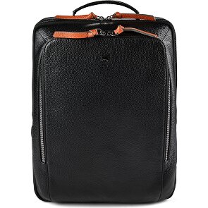 Braun Büffel Novara Sac à dos professionnel Cuir véritable 40 cm Compartiment ordinateur
