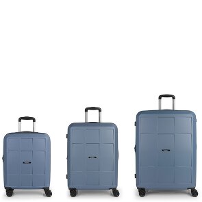 Gabol Montreal 4 roulettes Set de valises 3 pièces avec soufflet d'extension