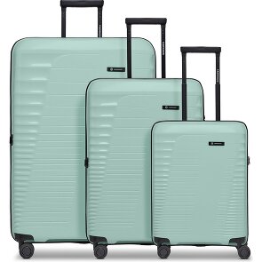 Farmhood Eco Edition 4 roulettes Set de valises 3 pièces avec soufflet d'extension