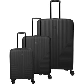 Travelite Air Stripe 4 roulettes Set de valises 3 pièces avec soufflet d'extension