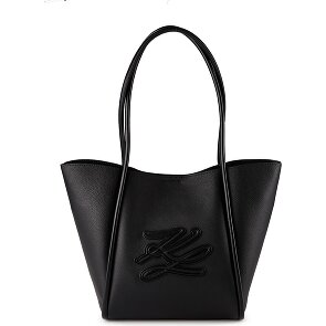 Karl Lagerfeld Autograph Sac de shopper Cuir véritable 40 cm