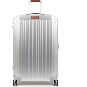 Piquadro Valise cabine à 4 roues en Aluminium, 79 cm