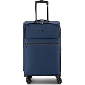bugatti Valencia Soft 4 roulettes Trolley M 65 cm avec soufflet d'extension