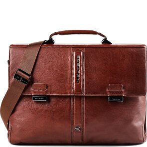 Piquadro Victor Attaché-case Protection RFID Cuir véritable 42 cm Compartiment ordinateur