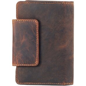 Greenland Nature Porte-monnaie Montana en cuir 10 cm Compartiment pour téléphone portable