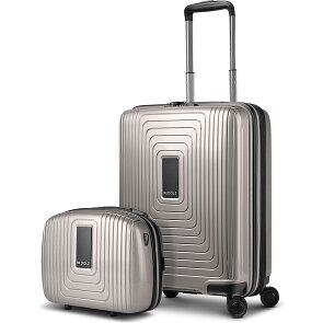 Redolz Essentials 14 Set de valises 2 pcs. trolley cabine avec soufflet extensible & Beautycase