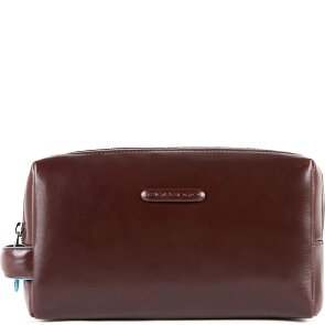 Piquadro Blue Square Trousse de toilette Cuir véritable 25 cm