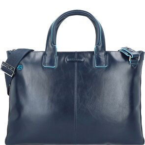 Piquadro Blue Square Attaché-case Cuir véritable 42 cm Compartiment ordinateur