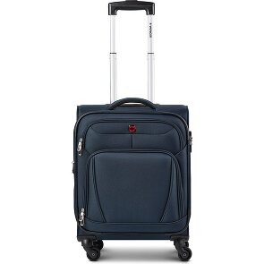 Wenger Beaumont 4 roulettes Trolley de cabine S 54 cm avec soufflet d'extension