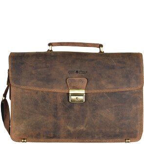 Greenburry Porte-documents Vintage en cuir 40 cm pour ordinateur portable