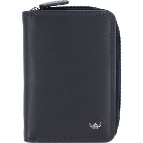 Golden Head Polo Porte-monnaie Protection RFID Cuir véritable 11.5 cm