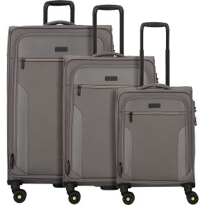 d&n Travel Line 9704 4 roues Set de valises 3 pièces avec soufflet d'extension