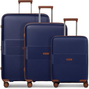 Farmhood Eco Edition 02 4 roulettes Set de valises 3 pièces avec soufflet d'extension