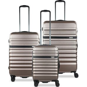 bugatti Corium Set de valises à 4 roulettes 3pcs.