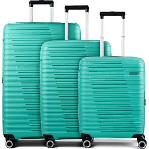 American Tourister Roadrush 4 roues Set de valises 3 pièces avec soufflet d'extension