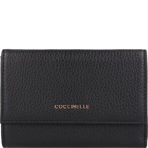 Coccinelle Metallic Soft Porte-monnaie en cuir 14 cm