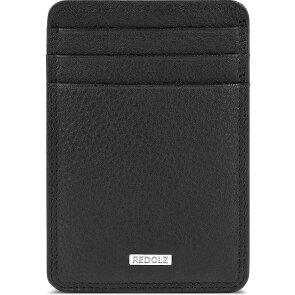 Redolz Leather Essentials Porte-cartes de crédit RFID en cuir 7 cm avec pince à billets