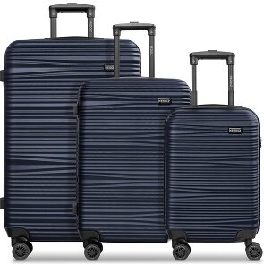 Redolz Essentials 16 3-SET 4 roulettes Set de valises 3 pièces