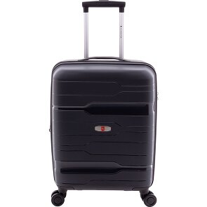 Gladiator 3800 4 roulettes Trolley de cabine 55 cm avec soufflet d'extension