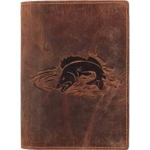 Greenburry Étui à documents vintage en cuir 12 cm