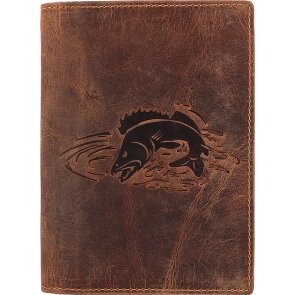 Greenburry Étui à documents vintage en cuir 12 cm