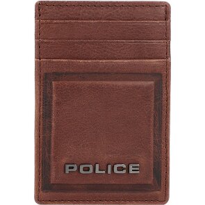 Police PT16-08536 Porte-cartes de crédit en cuir 7 cm avec pince à billets