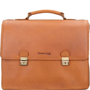 Greenland Nature Nature Porte-documents RFID en cuir 40 cm Compartiment pour ordinateur portable