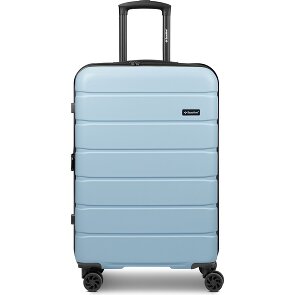Saxoline Miami 4 roulettes Trolley M 65 cm avec soufflet d'extension