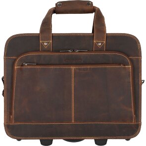 Greenburry Vintage 2 roulettes Trolley d'affaires 33 cm Compartiment pour ordinateur portable