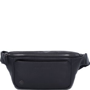 Piquadro Black Square Sac banane en cuir 31 cm