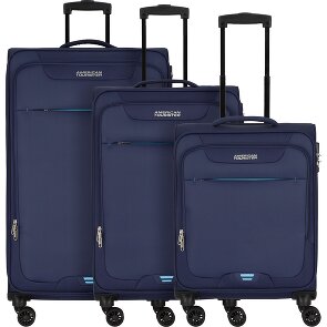 American Tourister Street Roll 4 roulettes Set de valises 3 pièces avec soufflet d'extension