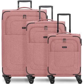 Redolz Essentials 12 THREE SET 4 roulettes Set de valises 3 pièces avec soufflet d'extension