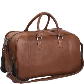The Chesterfield Brand Wax Pull Up 2 roulettes Sac de voyage Cuir 60 cm