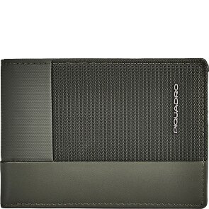 Piquadro Sync Porte-monnaie Protection RFID Cuir véritable 12.5 cm