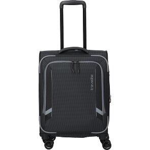Travelite Corsiica 4 roulettes Trolley de cabine S 55 cm avec soufflet d'extension