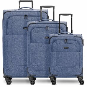 Redolz Essentials 12 THREE SET Set de valises à 4 roulettes 3 pièces avec soufflet extensible